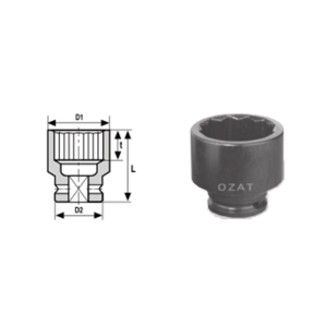 1 1/2 SQ Drive 12 Point Sockets Regular Length