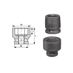 1 SQ Drive 6 Point Sockets Regular