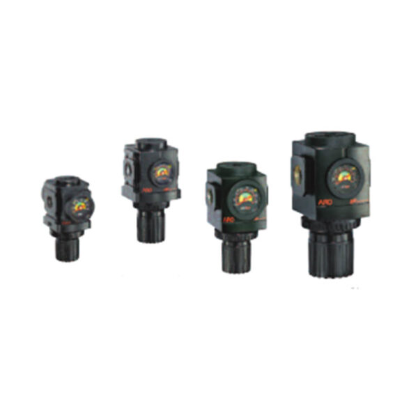 IMMAGINE ARO FLO REGULATORS Avvitatori per assemblaggio industriale The use of air preparation devices, such as filters, regulators, and lubricators is an excellent means of keeping your tools and equipment to operate at their peak performance