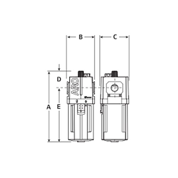 IMMAGINE DIMENSIONI 7 Avvitatori per assemblaggio industriale The use of air preparation devices, such as filters, regulators, and lubricators is an excellent means of keeping your tools and equipment to operate at their peak performance