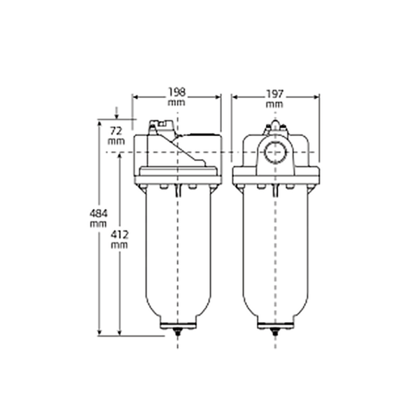 IMMAGINE DIMENSIONI ARO FLO SUPER DUTY FILTERS 1 Avvitatori per assemblaggio industriale L'uso di dispositivi di preparazione dell'aria, come filtri, regolatori e lubrificatori è un mezzo eccellente per mantenere i vostri strumenti e le attrezzature per operare al massimo delle loro prestazioni.