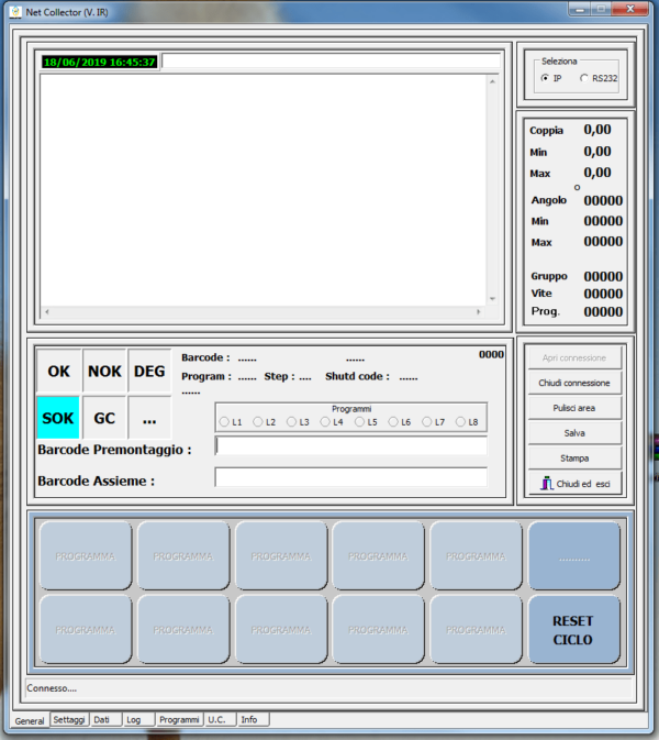 1 1 Avvitatori per assemblaggio industriale Software for storing the data and the traceability management