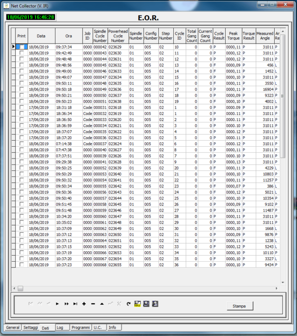 3 1 Avvitatori per assemblaggio industriale Software for storing the data and the traceability management