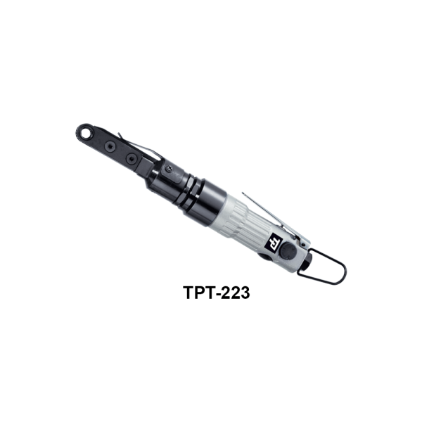 TPT 223 Avvitatori per assemblaggio industriale I cricchetti pneumatici della gamma Tranmax offrono ampia scelta di utilizzo e versatilità d’impiego: sono disponibili con attacchi porta bussole 1/4'', 3/8'', 1/2'' e nella versione Inline, in alluminio o in materiale composito.