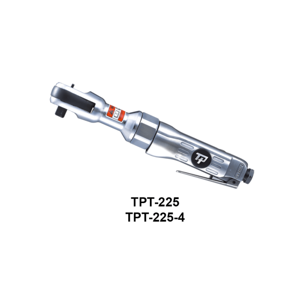 TPT 225 Avvitatori per assemblaggio industriale I cricchetti pneumatici della gamma Tranmax offrono ampia scelta di utilizzo e versatilità d’impiego: sono disponibili con attacchi porta bussole 1/4'', 3/8'', 1/2'' e nella versione Inline, in alluminio o in materiale composito.