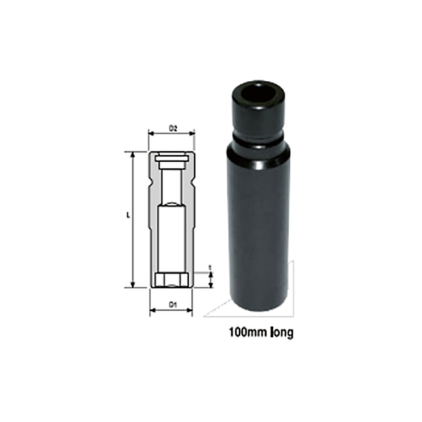 3/8 Square Drive Impact Socket LOV 100 mm