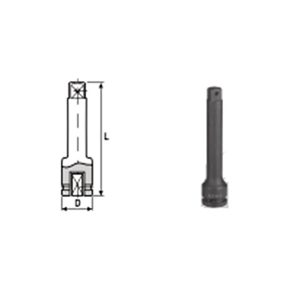 1/2 SQ Drive Extensions