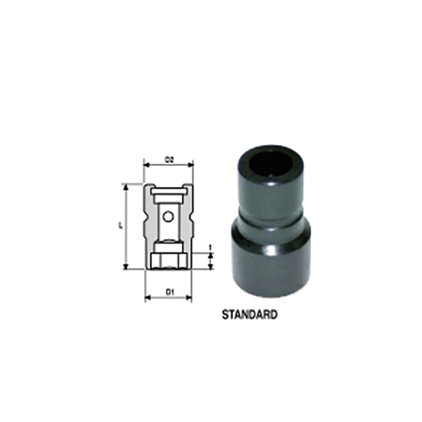 IMMAGINE 1 2 SQ DRIVE LOV LOSS OF VIBRATIONIMPACT SOCKETS STANDARD 1 Avvitatori per assemblaggio industriale The best quality of a screwing compass can be found in the ability to withstand the greatest number of impact blows generated by the tools, by the precision with which the coupling between the exit shaft of the screwdriver and the drive (square drive) of the compass and the quality of the material in which the compass is made. The OZAT compasses by Airtechnology are made with special processes that combine the traditional electroerosions in a special chemical bath. This process gives the bushes characteristics of resistance to wear and strength to use unique in the market.