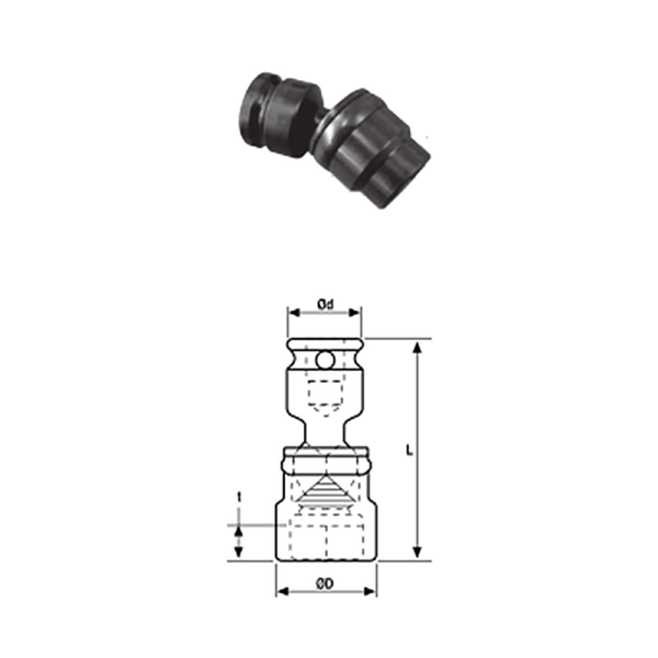 1/2 SQ Drive Universal Sockets Long