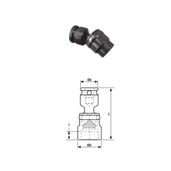 IMMAGINE 1 2 SQ DRIVE UNIVERSAL SOCKETS REGULAR LENGTH Avvitatori per assemblaggio industriale The best quality of a screwing compass can be found in the ability to withstand the greatest number of impact blows generated by the tools, by the precision with which the coupling between the exit shaft of the screwdriver and the drive (square drive) of the compass and the quality of the material in which the compass is made. The OZAT compasses by Airtechnology are made with special processes that combine the traditional electroerosions in a special chemical bath. This process gives the bushes characteristics of resistance to wear and strength to use unique in the market.