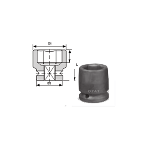 IMMAGINE 1 2 THICK IMPACT SOCKETS DEEP HEXAGON 1 Avvitatori per assemblaggio industriale The best quality of a screwing compass can be found in the ability to withstand the greatest number of impact blows generated by the tools, by the precision with which the coupling between the exit shaft of the screwdriver and the drive (square drive) of the compass and the quality of the material in which the compass is made. The OZAT compasses by Airtechnology are made with special processes that combine the traditional electroerosions in a special chemical bath. This process gives the bushes characteristics of resistance to wear and strength to use unique in the market.