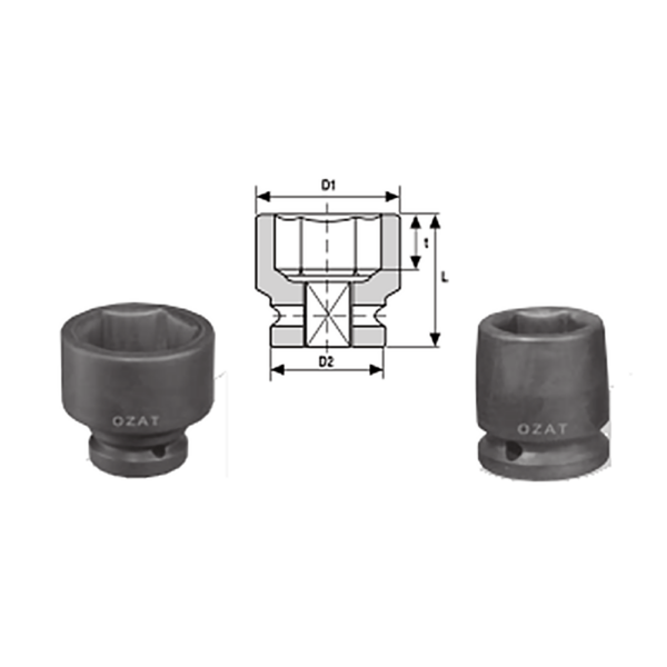 3 1/2 SQ Drive 6 Point Sockets Regular Length